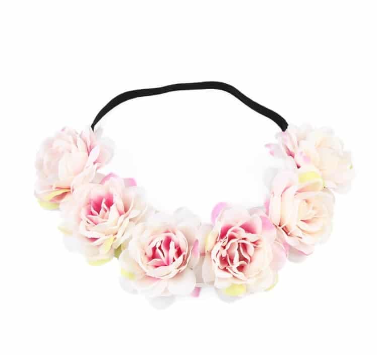 Grosse couronne Bandeau Floral EVJF